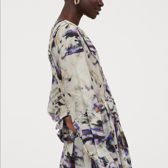 H&M Purple Pattern Dress - Picture 3 of 6